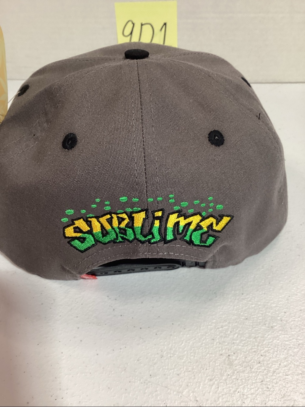 Alpine Gray and Black Sublime Snapback Hat - Picture 3 of 8